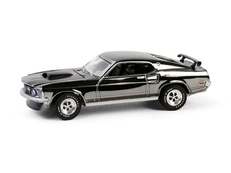 1969 Ford Mustang BOSS 429 - Chrome Edition 1:64 Scale Model - Greenlight 30557