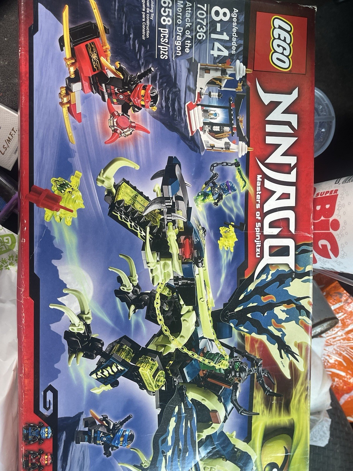 LEGO NINJAGO 70736 Morro Dragon NEW Sealed Bags Complete Open Box