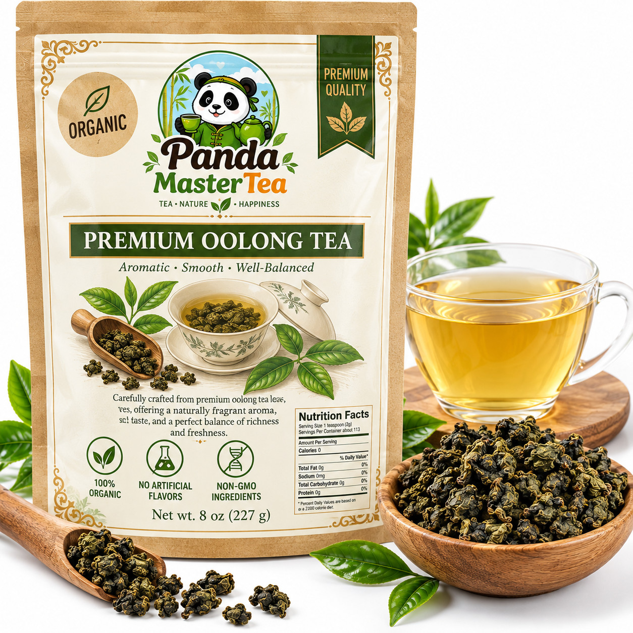 Oolong Tea Loose Leaf Bulk Premium Anti-Oxidant Rich All Day Tea 8OZ Oolong Tea Loose Leaf Bulk Premium Anti-Oxidant Rich All Day Tea 8OZ