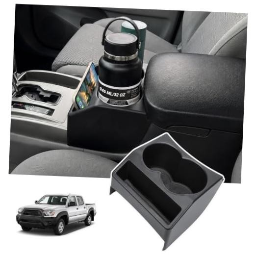Center Console Cup Holder for 2005-2015 Toyota Tacoma Accessories Large