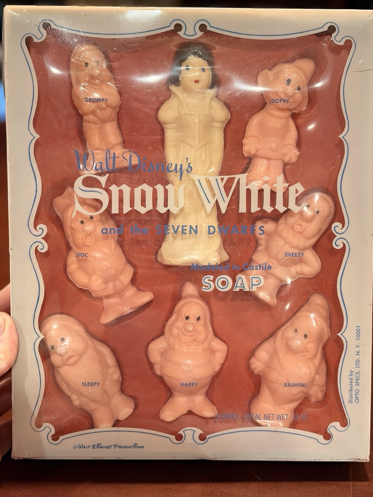 Vintage Walt Disney Snow White Seven Dwarfs Castile Soap Box Set Opto Specs Vintage Walt Disney Snow White Seven Dwarfs Castile Soap Box Set Opto Specs