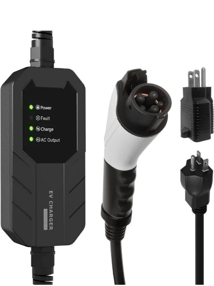MEGEAR Skysword II Level 1-2 EV Charger NEMA 6-20 Plug with NEMA 5-15 Adapter