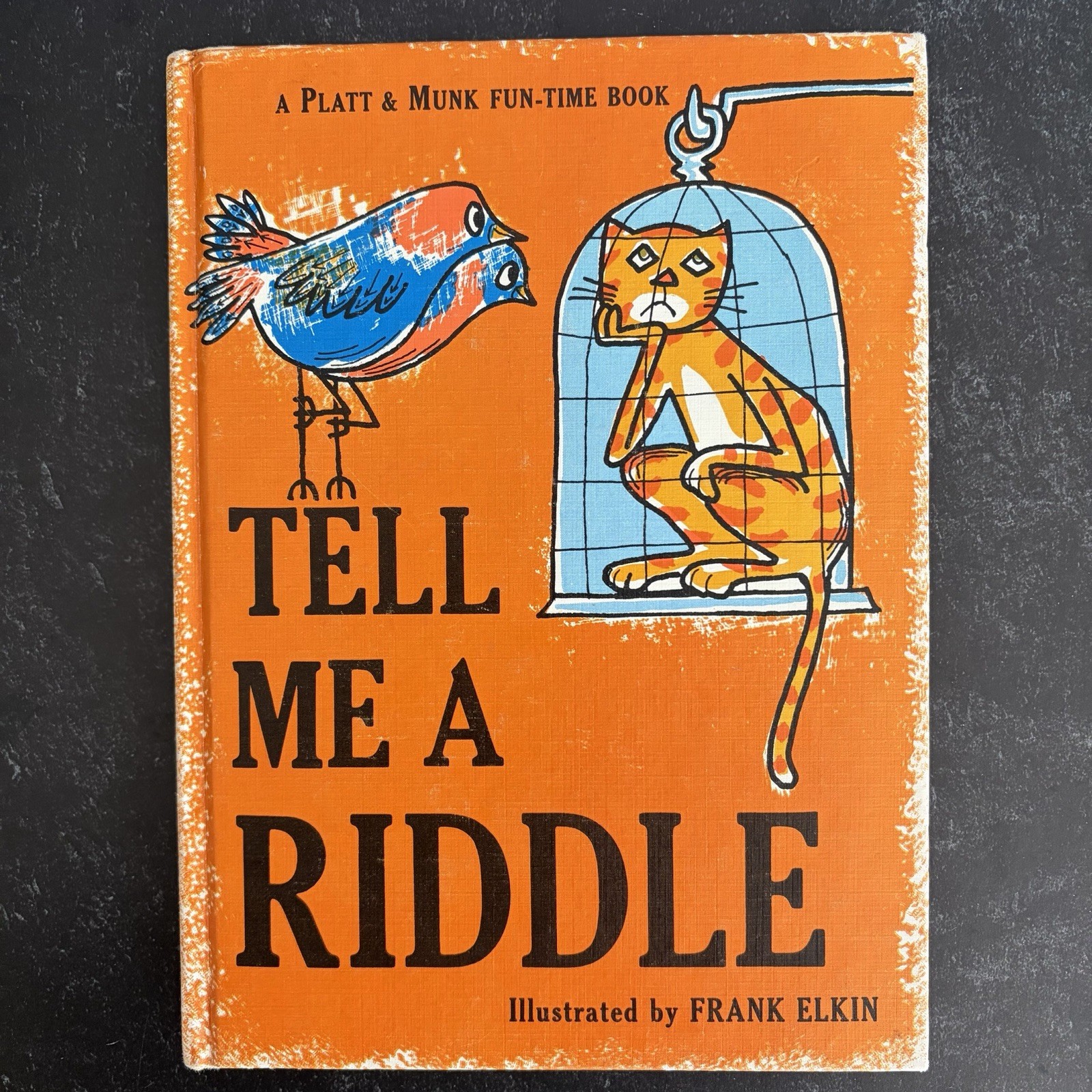 Tell Me a Riddle Vintage 1966 Platt & Munk Hardcover Frank Elkin Kids Book Tell Me a Riddle Vintage 1966 Platt & Munk Hardcover Frank Elkin Kids Book