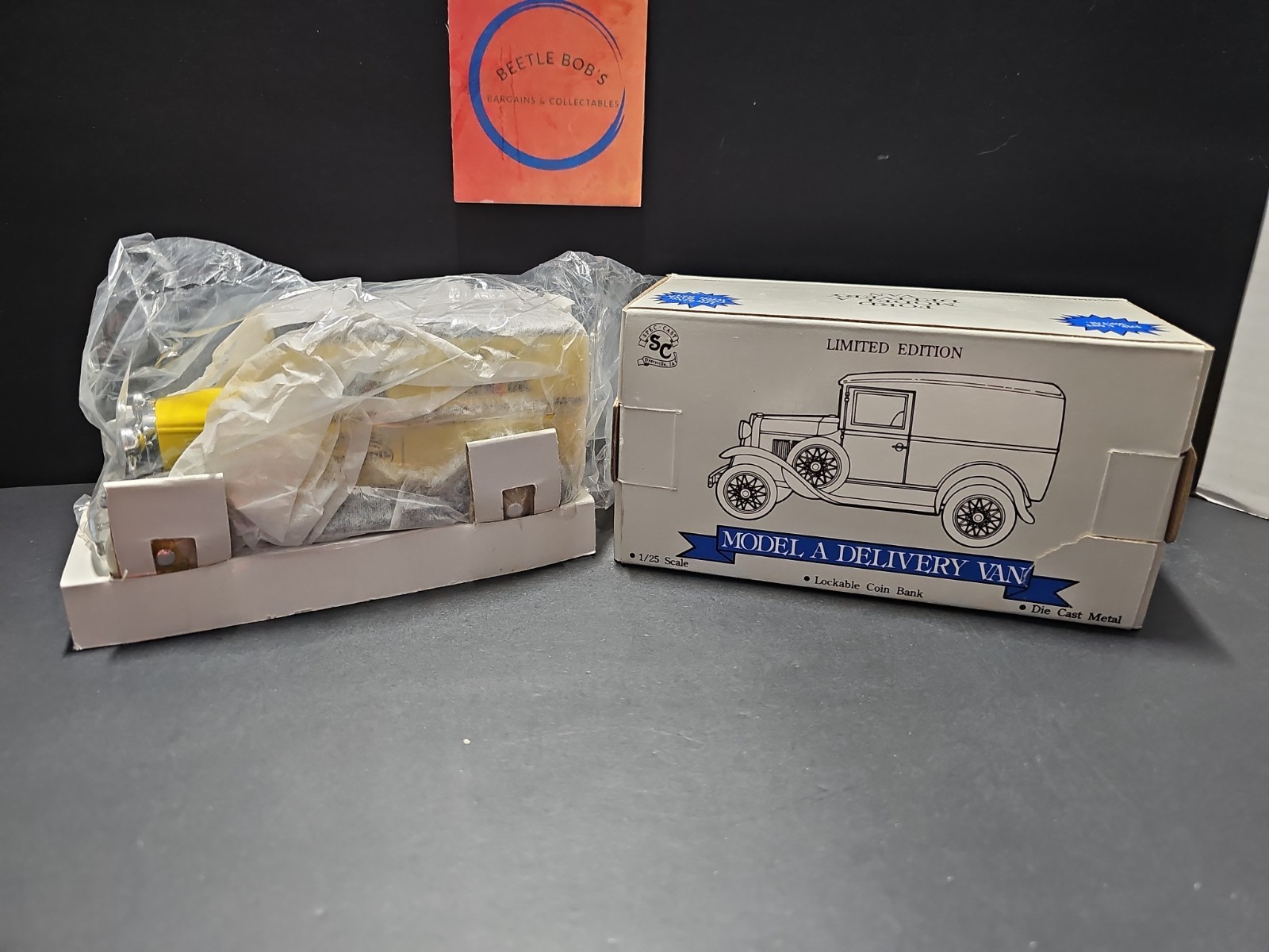 Vntg 1997 Liberty Classics Ford Model A Delivery Van Pennzoil 1:25 Diecast Bank