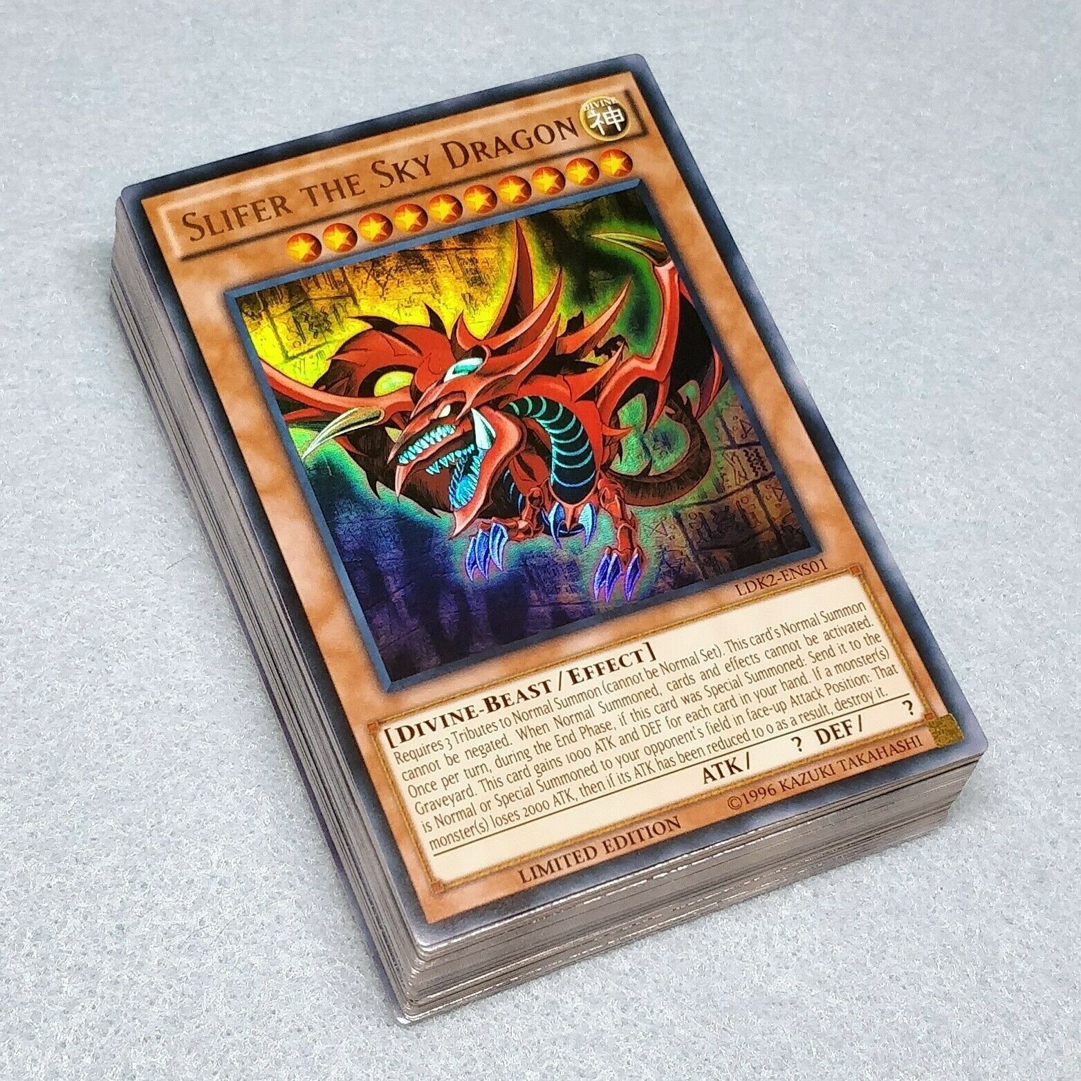 Yugioh Complete Yami Yugi 44 Card Deck Slifer the Sky Dragon Dar **HOT** + Bonus
