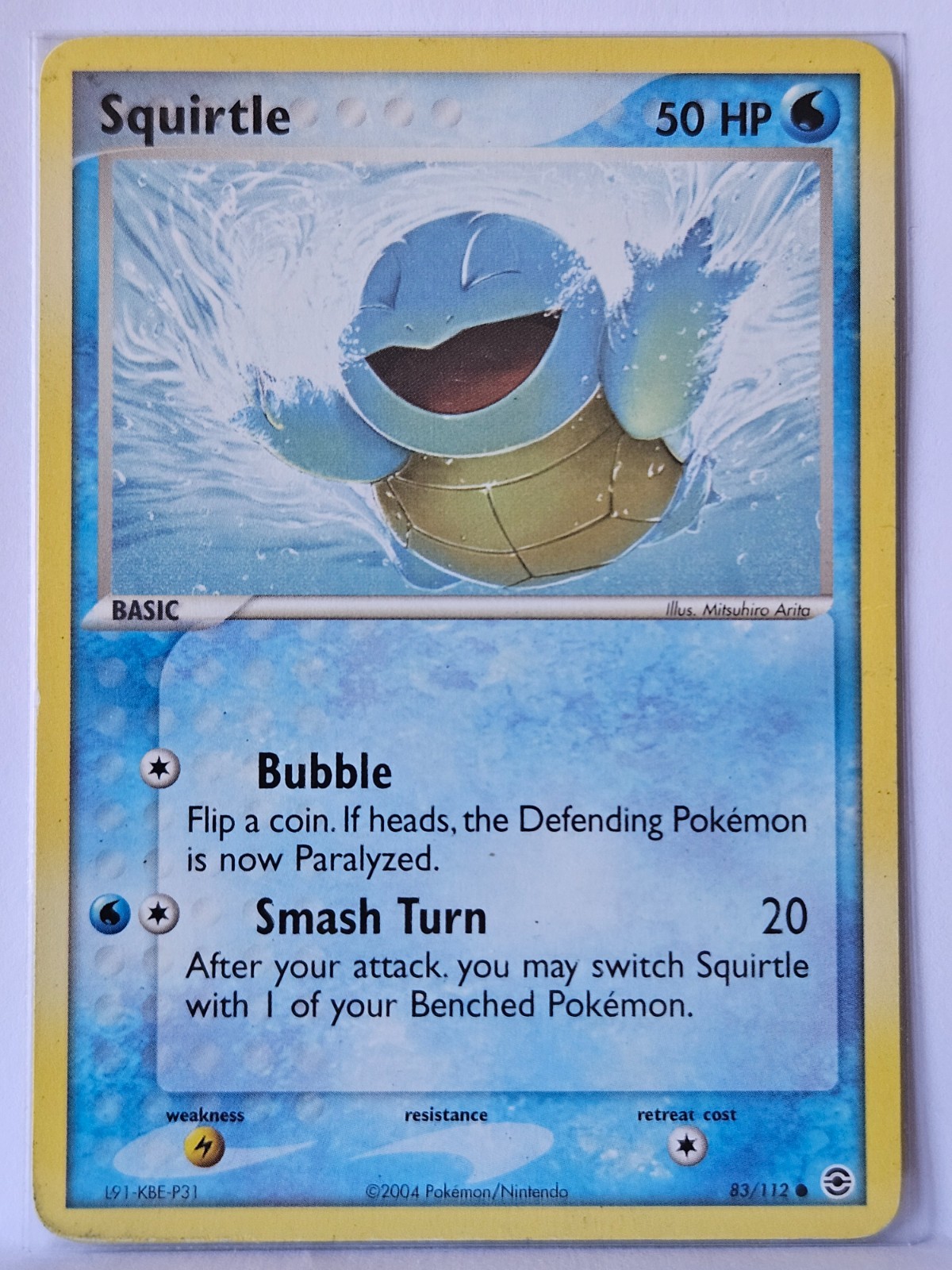 Squirtle 83/112 EX FireRed & LeafGreen Regular