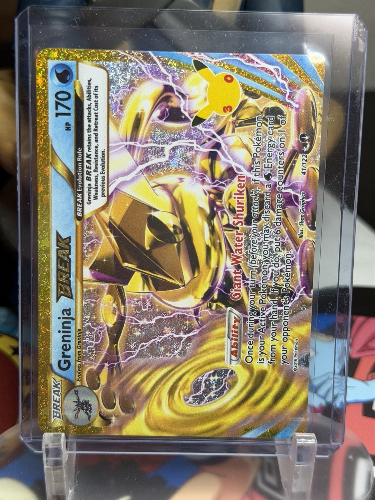 Greninja Break 41/122 Breakpoint Holo Pokemon 30th Celebration Greninja Break 41/122 Breakpoint Holo Pokemon 30th Celebration