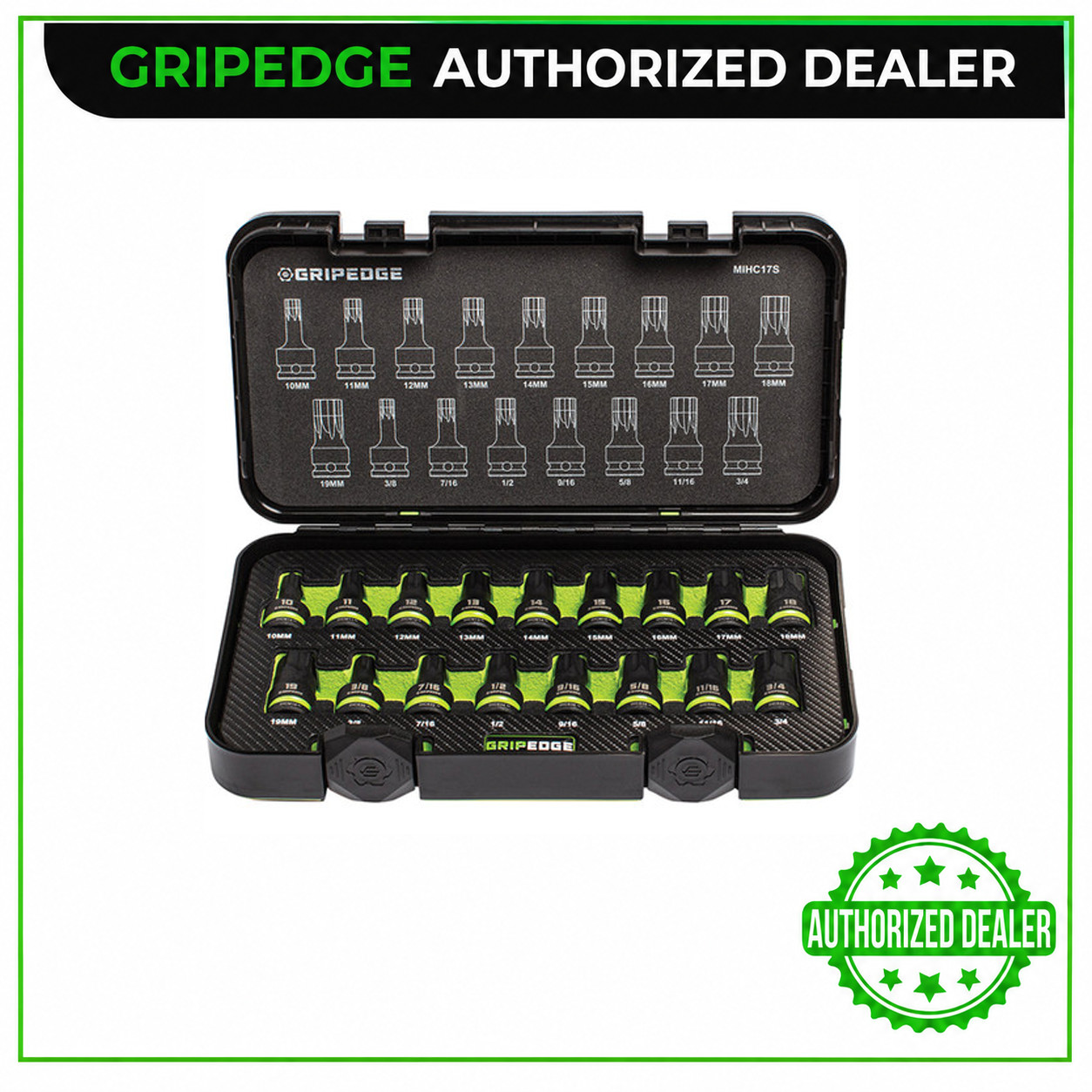 GRIPEDGE MIHC17S 17 Piece Master 1/2 GRIPEDGE MIHC17S 17 Piece Master 1/2