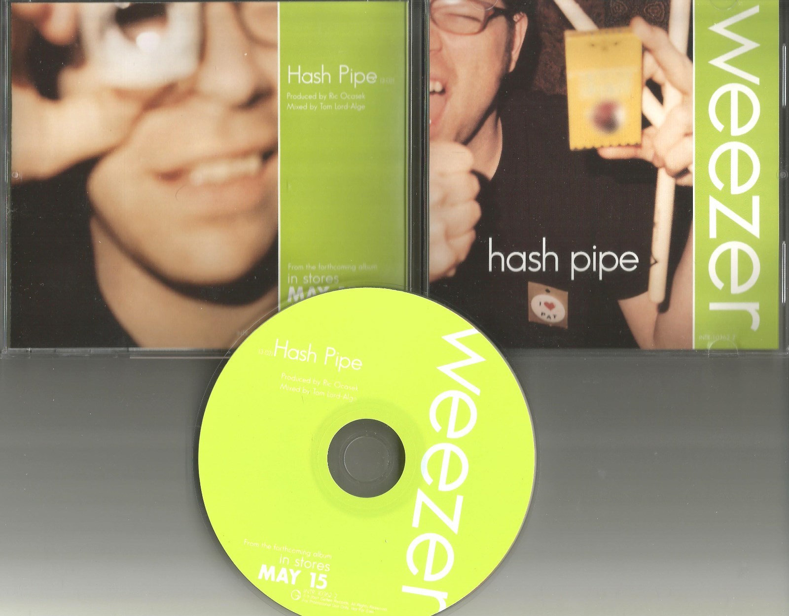 WEEZER hash Pipe PROMO Radio DJ CD single 2001 MINT INTR 10362 USA