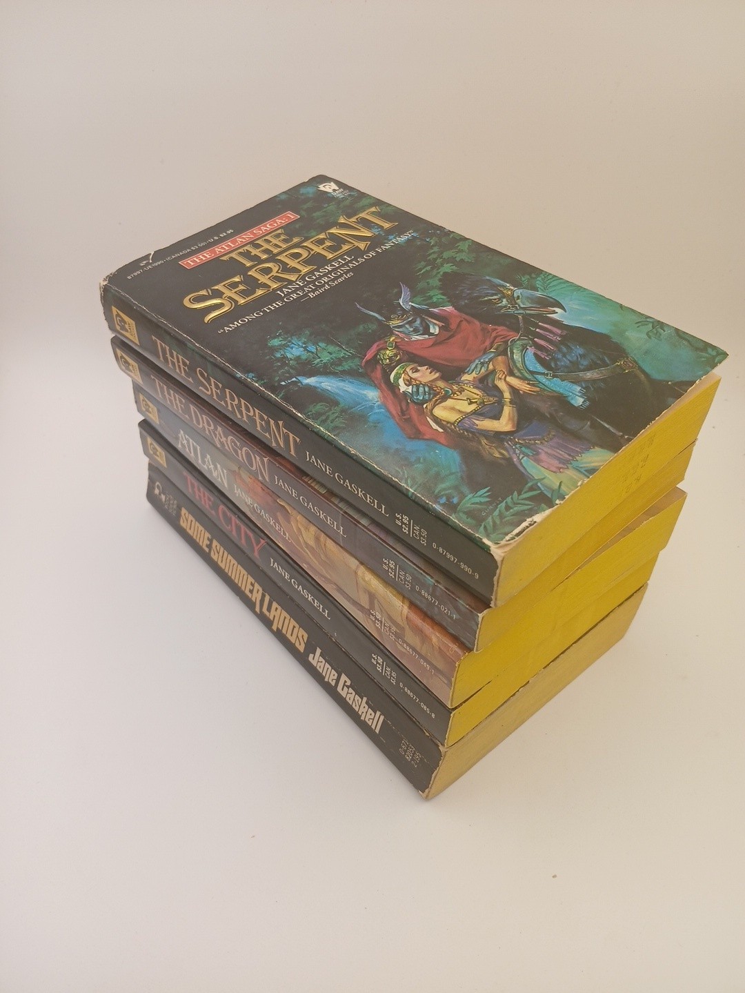 The Atlan Saga 1-5; Serpent, Dragon, Atlan, City, Summer Land - Jane Gaskell PB The Atlan Saga 1-5; Serpent, Dragon, Atlan, City, Summer Land - Jane Gaskell PB