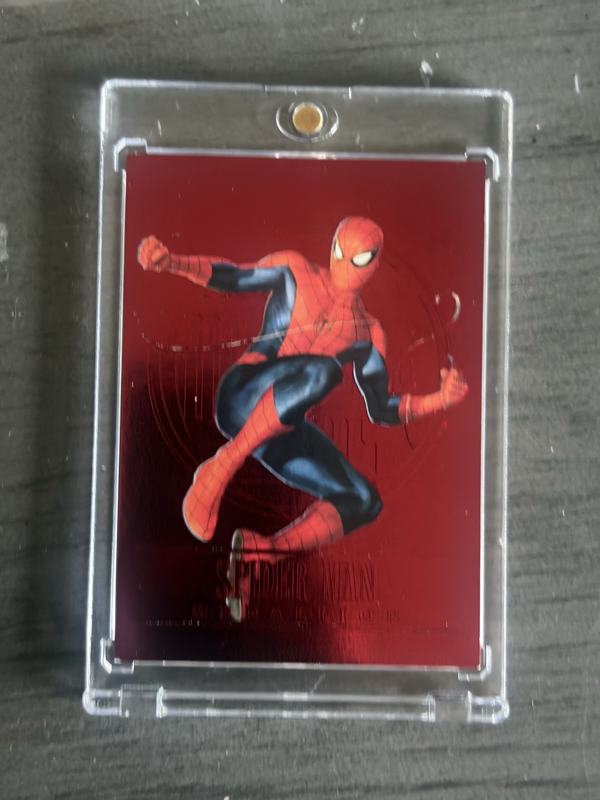 2023 Upper Deck Fleer Ultra Midnight Sons Spider-Man Ruby Red Medallion 29/50 2023 Upper Deck Fleer Ultra Midnight Sons Spider-Man Ruby Red Medallion 29/50