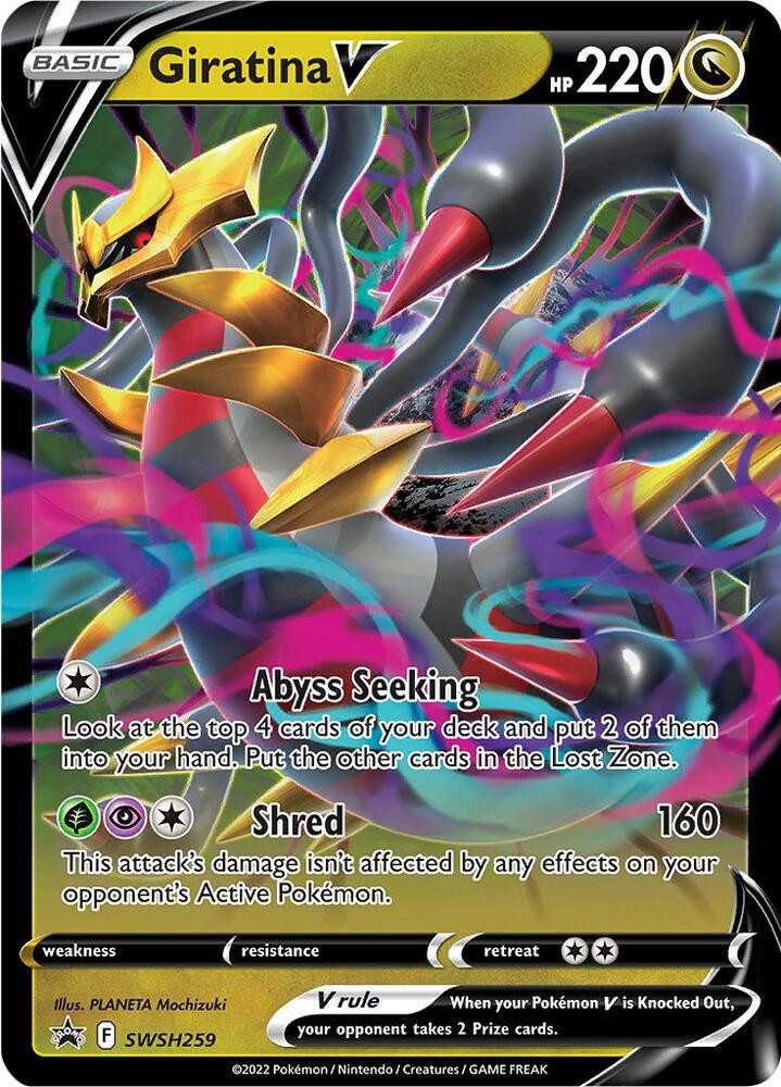 Giratina V Holo Promo SWSH: Sword & Shield Promo Cards SWSH259 NM Giratina V Holo Promo SWSH: Sword & Shield Promo Cards SWSH259 NM