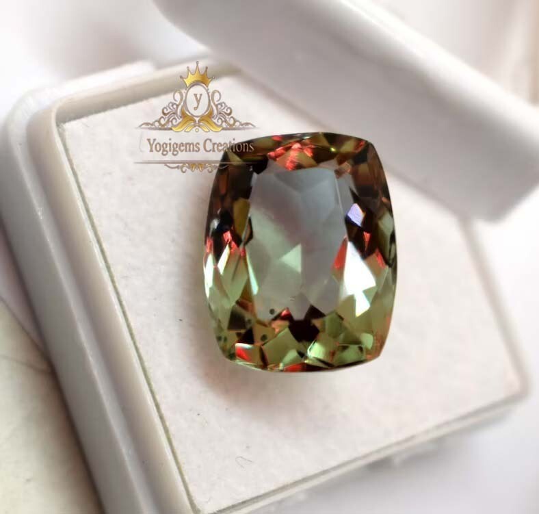 Certified 7.25 Ct Natural Zultanite Color Changing Turkish Cushion Cut Gemstone