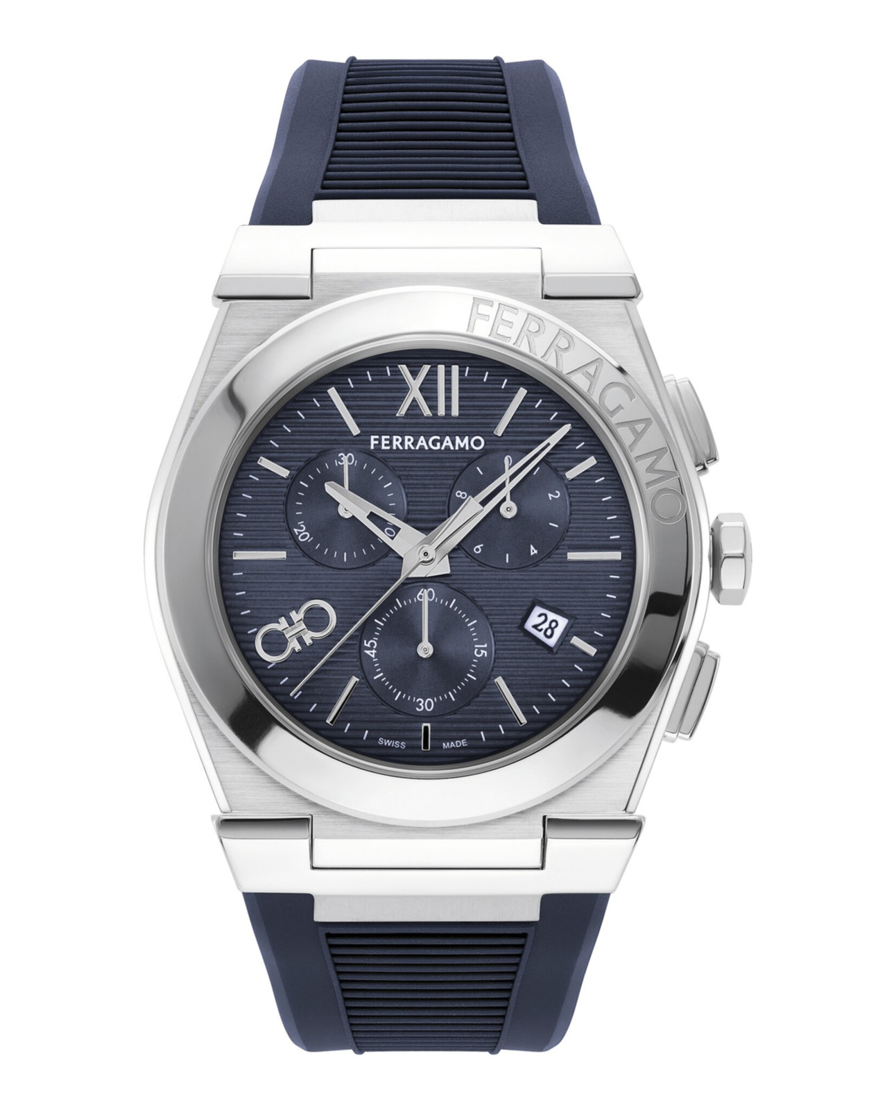 Ferragamo Vega Chrono Men’s Watch, Swiss Made Luxury Designer Chronograph Watch Ferragamo Vega Chrono Men’s Watch, Swiss Made Luxury Designer Chronograph Watch