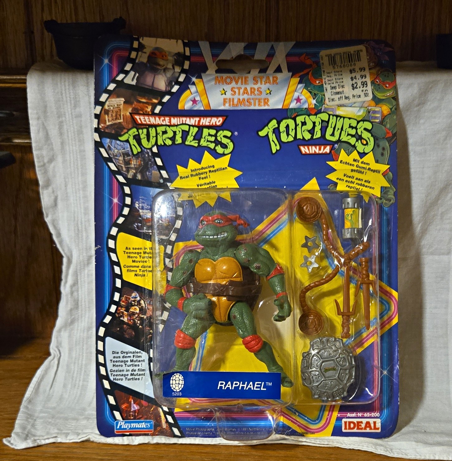 TMNT Teenage Mutant Ninja Turtles Movie Star Raphael 
