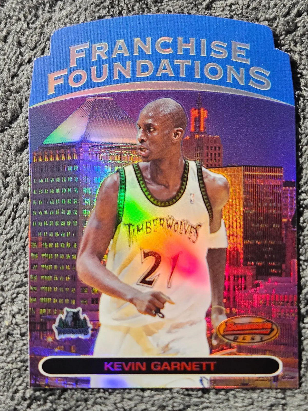 2000 Bowman\'s Best Franchise Foundations #FF03 Kevin Garnett