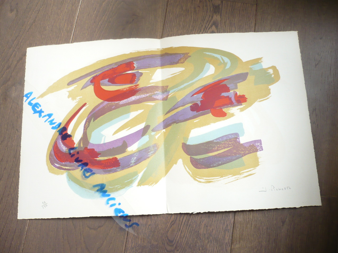 James PICHETTE (1920-1996) LITHOGRAPH NUMBERED AND SIGNED IN PENCIL James PICHETTE (1920-1996) LITHOGRAPH NUMBERED AND SIGNED IN PENCIL