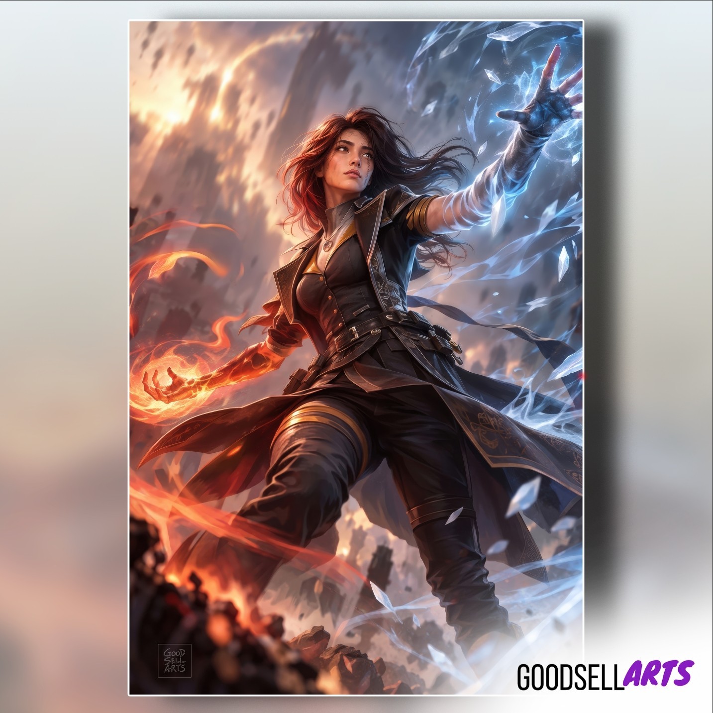 Lune Poster Clair Obscur Expedition 33 Art Print Fantasy RPG Video Game Decor