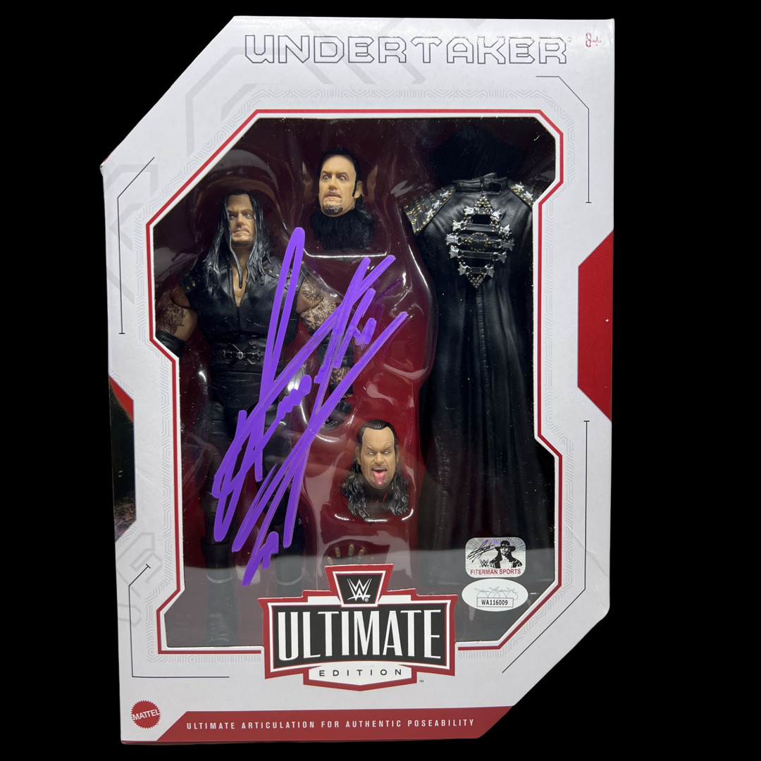 Undertaker Signed Autographed Ultimate Action Figure JSA Authenticated