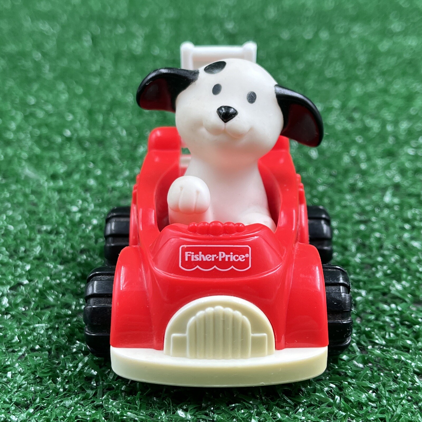 Vintage 1997 Fisher Price Dog and Fire Truck 1-Piece Vintage 1997 Fisher Price Dog and Fire Truck 1-Piece