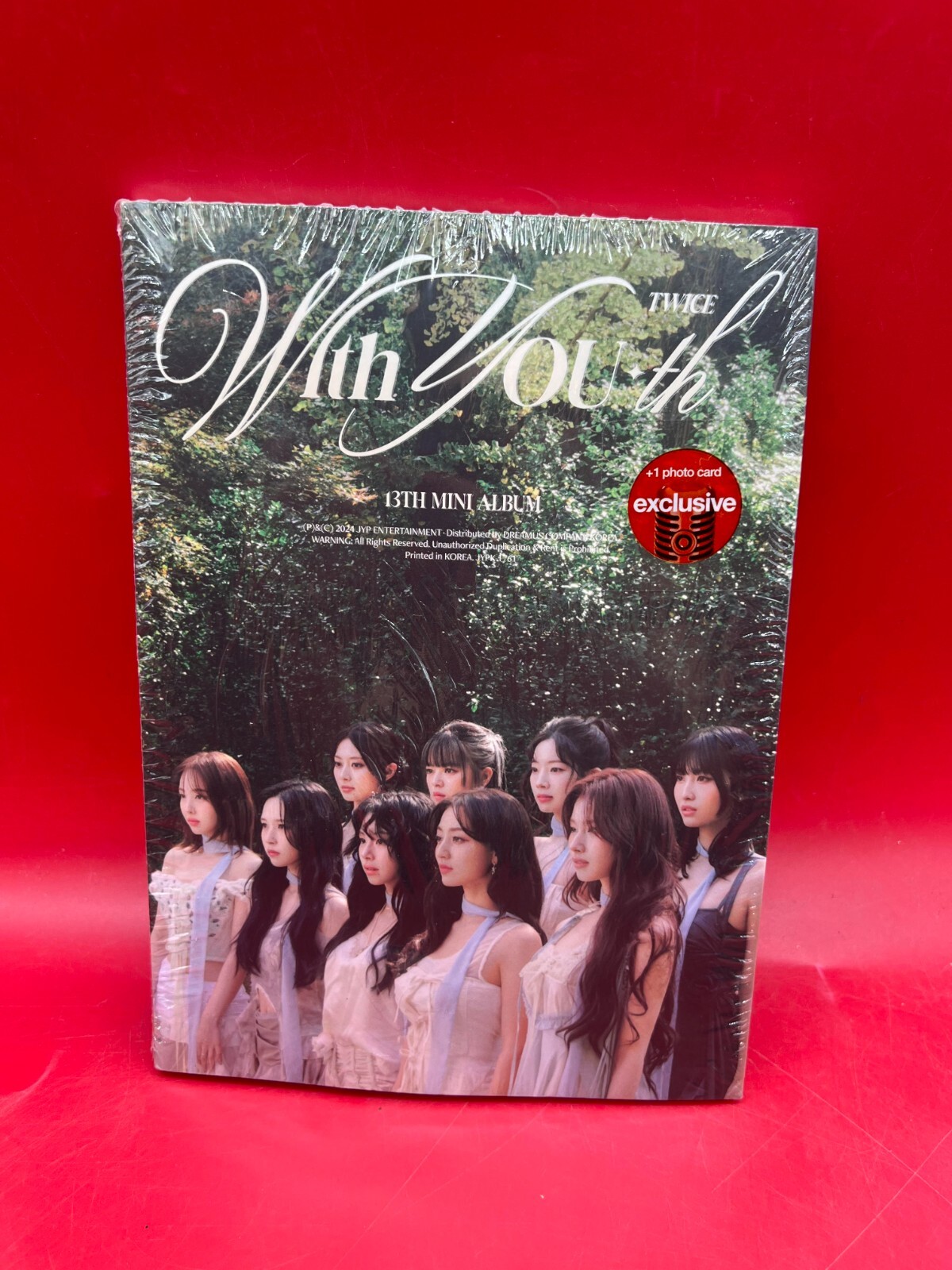 TWICE - With You 13th Mini Album - Target Exclusive CD (3 Versions)