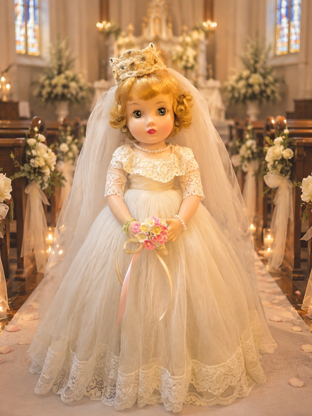 Madame Alexander Rare 1962 Elsie Jointed Regal Bride