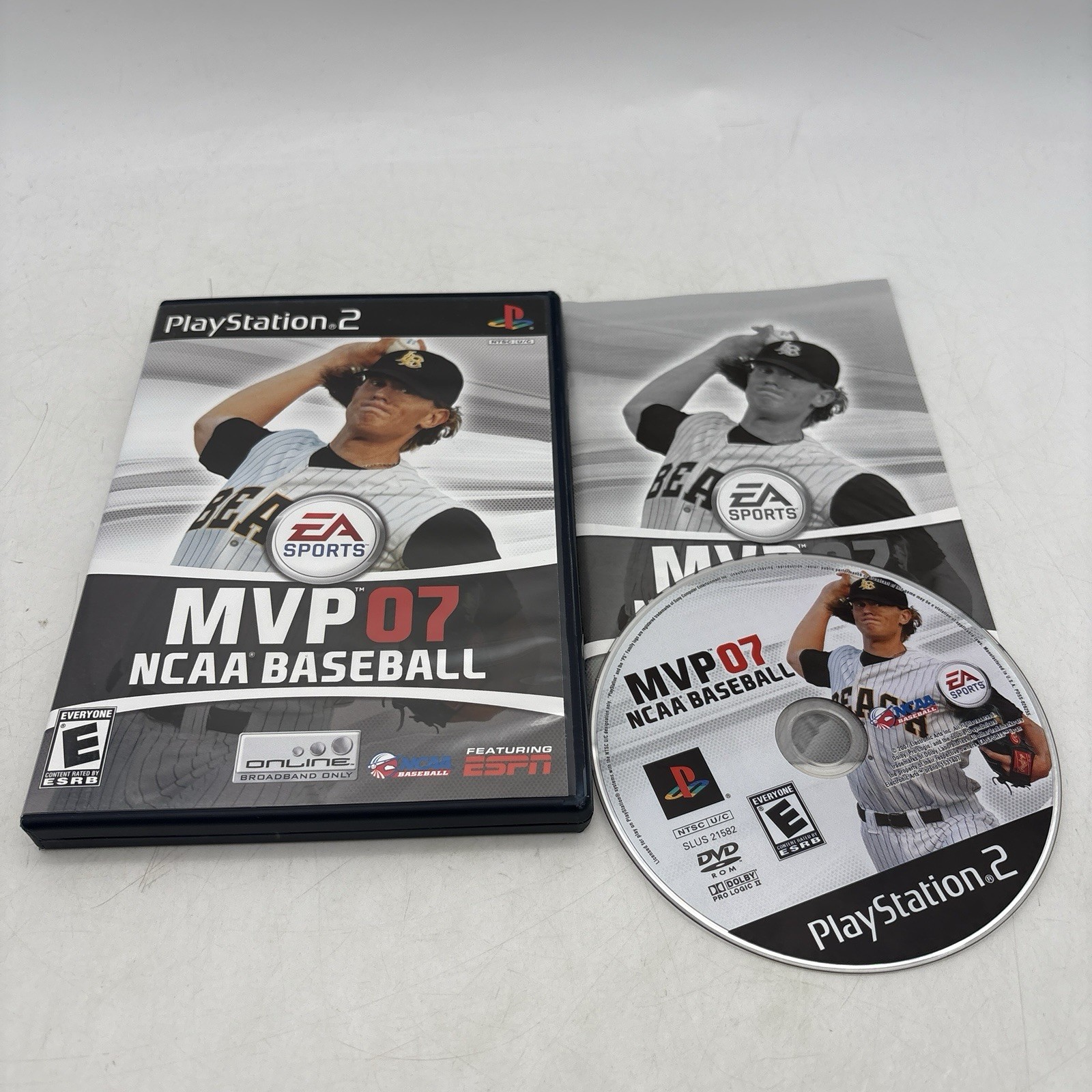 MVP 07 NCAA Baseball (PlayStation 2, PS2, 2007) Complete w/ Manual CIB Tested