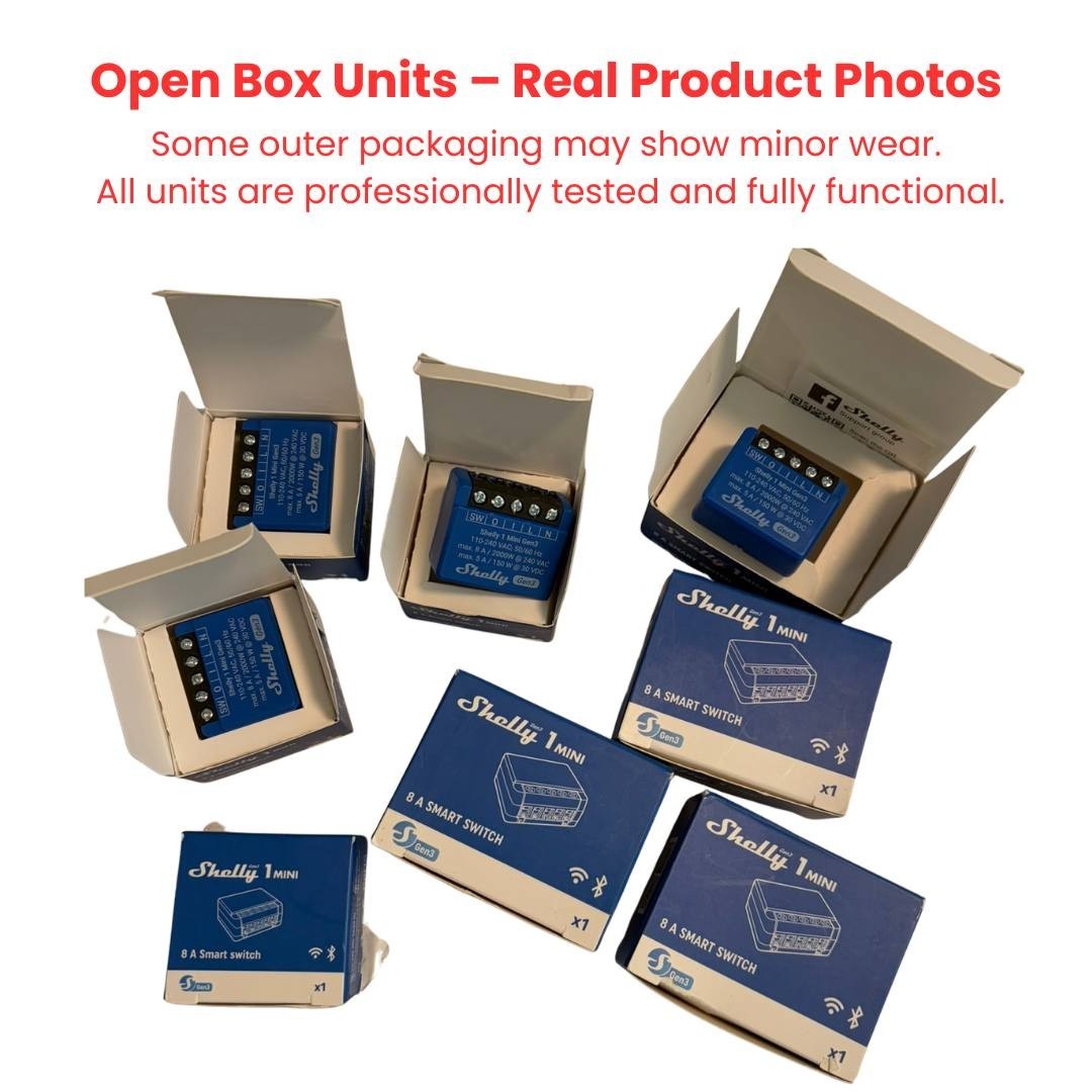 shelly 1 mini gen3 Smart Relay - 10 Pack shelly 1 mini gen3 Smart Relay - 10 Pack
