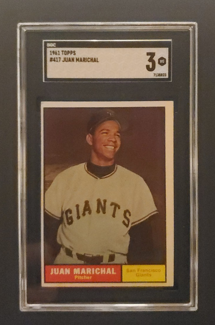 1961 Topps Juan Marichal #417 RC SGC 3 San Francisco Giants HOF
