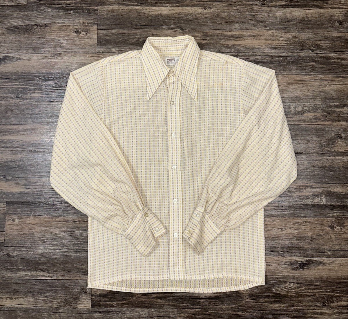 VTG 60s Powr House Montgomery Ward Plaid Cotton Flannel Shirt Sanforized Sz XL VTG 60s Powr House Montgomery Ward Plaid Cotton Flannel Shirt Sanforized Sz XL