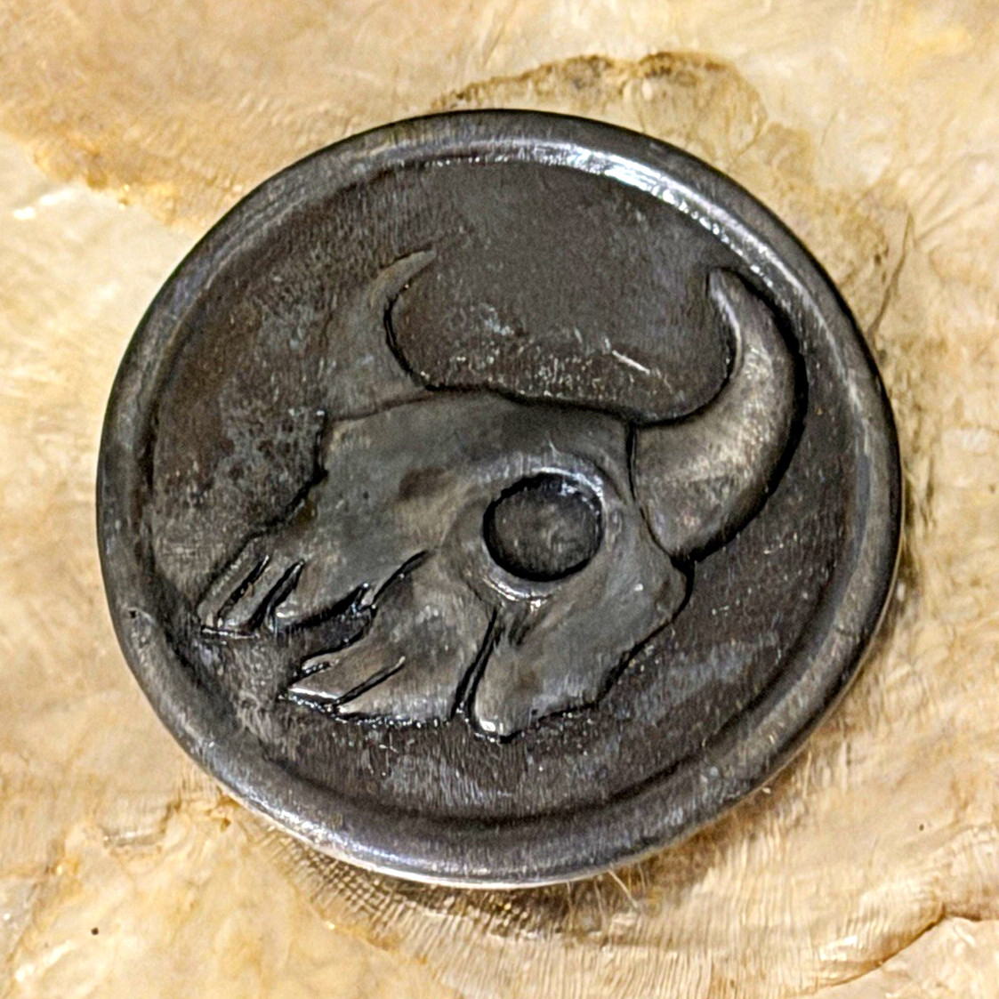 Vintage 1976 Indiana Metal Craft Dege Designs D18 Bull Skull Belt Buckle Vintage 1976 Indiana Metal Craft Dege Designs D18 Bull Skull Belt Buckle