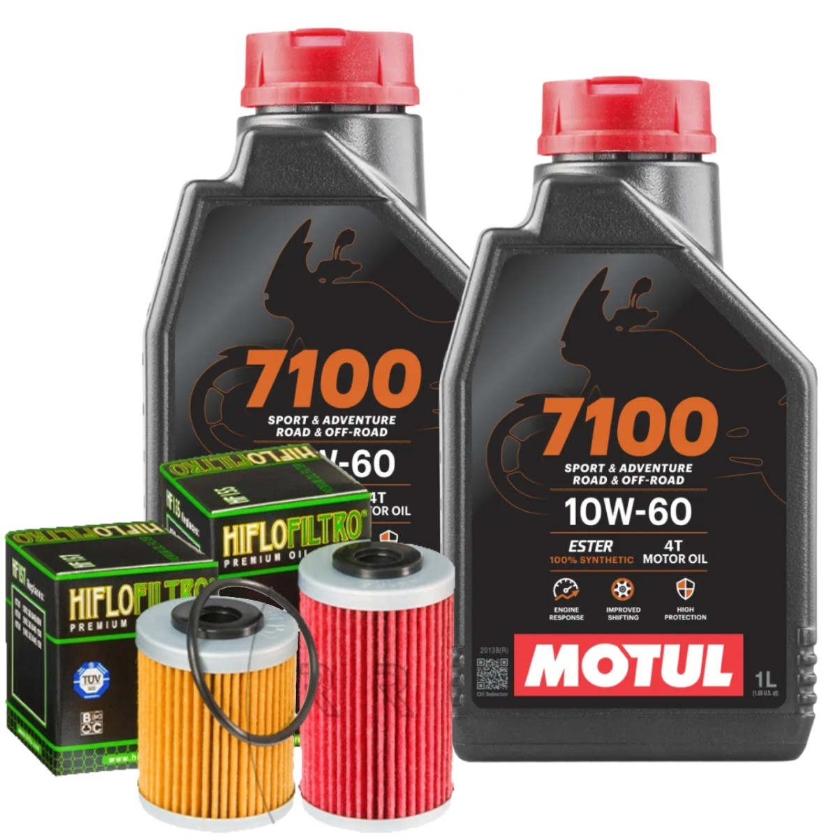 CUTTING KIT 2L MOTUL 7100 10W60 KTM LC4 SC SUPERCOMPETITION 4T 400 1994-2000