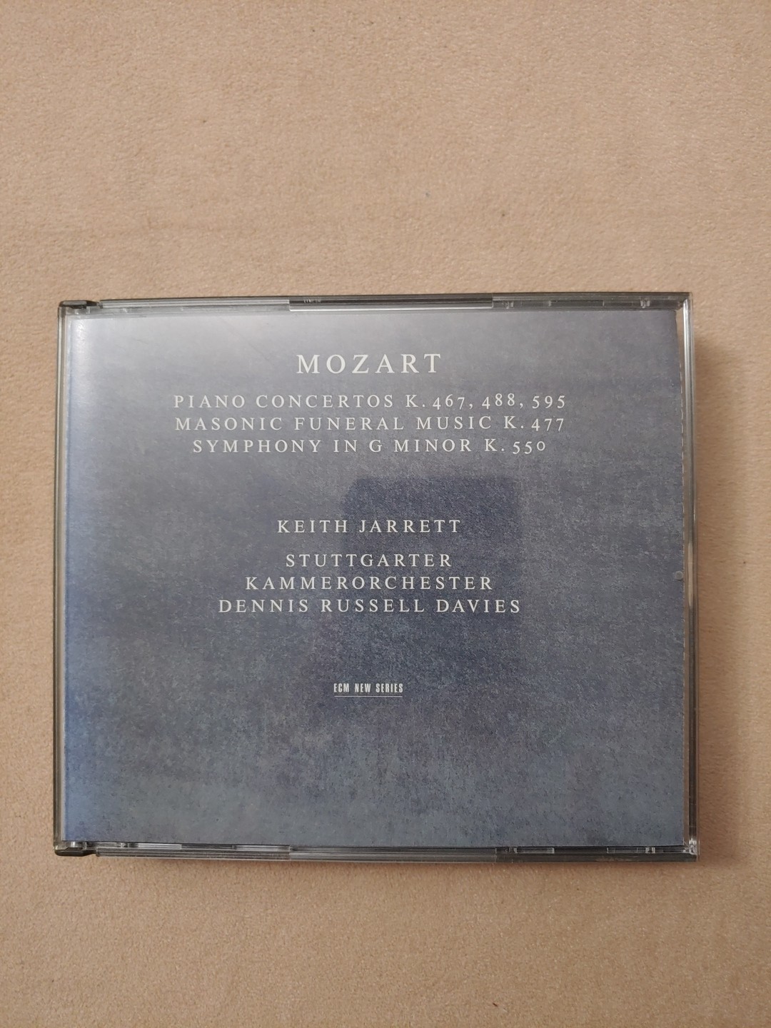 MOZART Piano Concertos #23, 27, 21 & Symphony #40 - Keith Jarrett - ECM 2CD 1996 MOZART Piano Concertos #23, 27, 21 & Symphony #40 - Keith Jarrett - ECM 2CD 1996