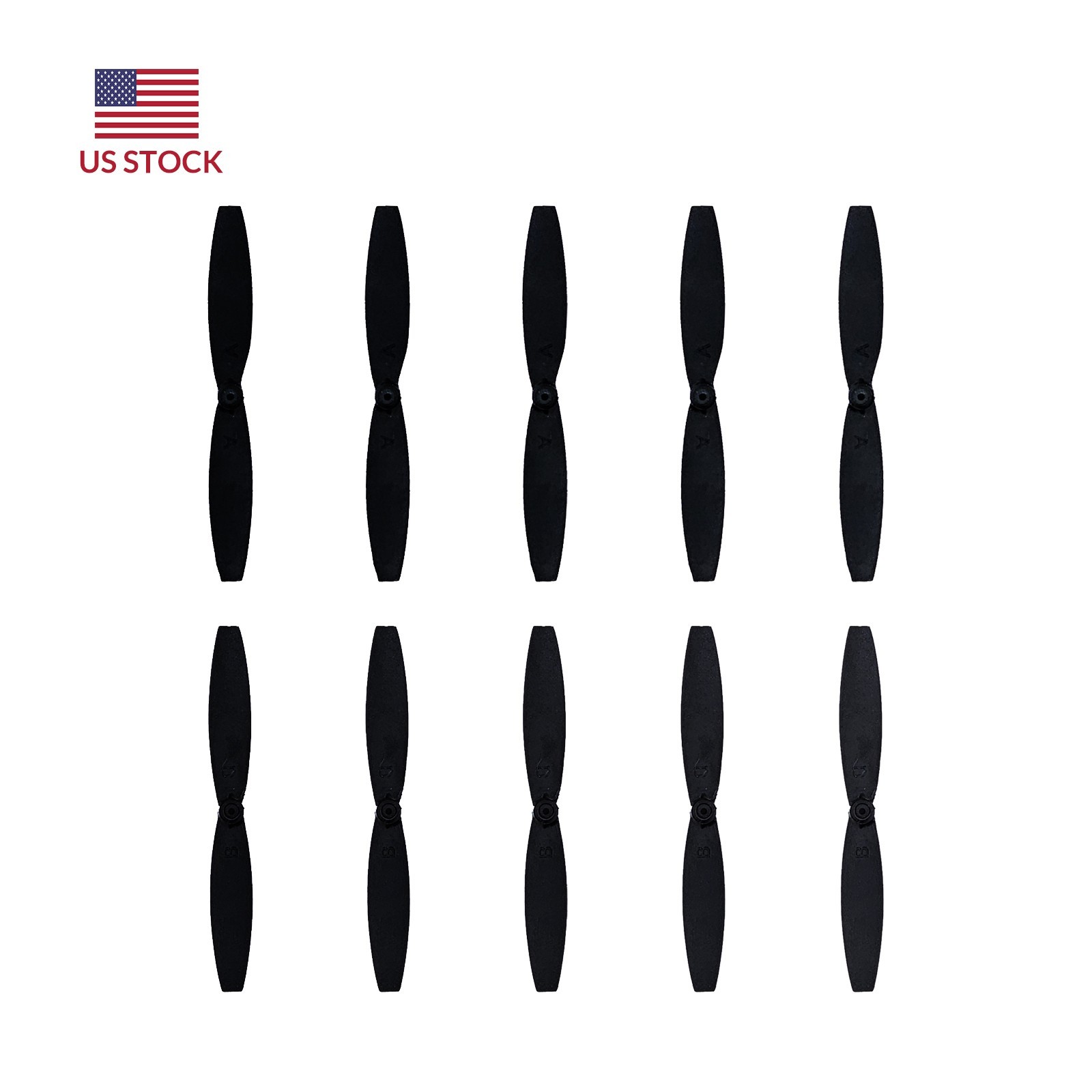 Replacement RC Plane Propellers, Compatible with BM22 F22 RC Plane (5 Pcs) Replacement RC Plane Propellers, Compatible with BM22 F22 RC Plane (5 Pcs)