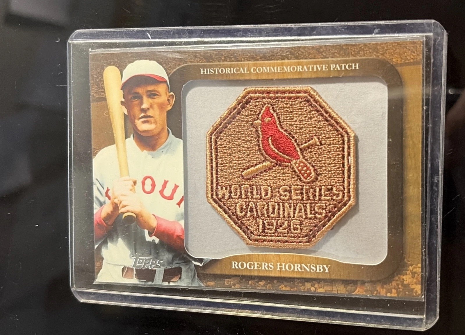 2009 Topps - Legends of the Game Commemorative Patch Rogers Hornsby #LPR-55 2009 Topps - Legends of the Game Commemorative Patch Rogers Hornsby #LPR-55