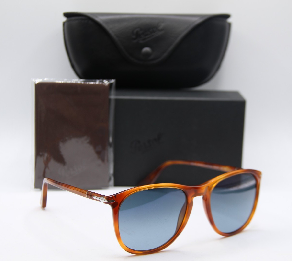 NEW PERSOL 3314-S 96/S3 TERRA DI SIENA HAVANA AUTHENTIC FRAMES SUNGLASSES 55-20 NEW PERSOL 3314-S 96/S3 TERRA DI SIENA HAVANA AUTHENTIC FRAMES SUNGLASSES 55-20