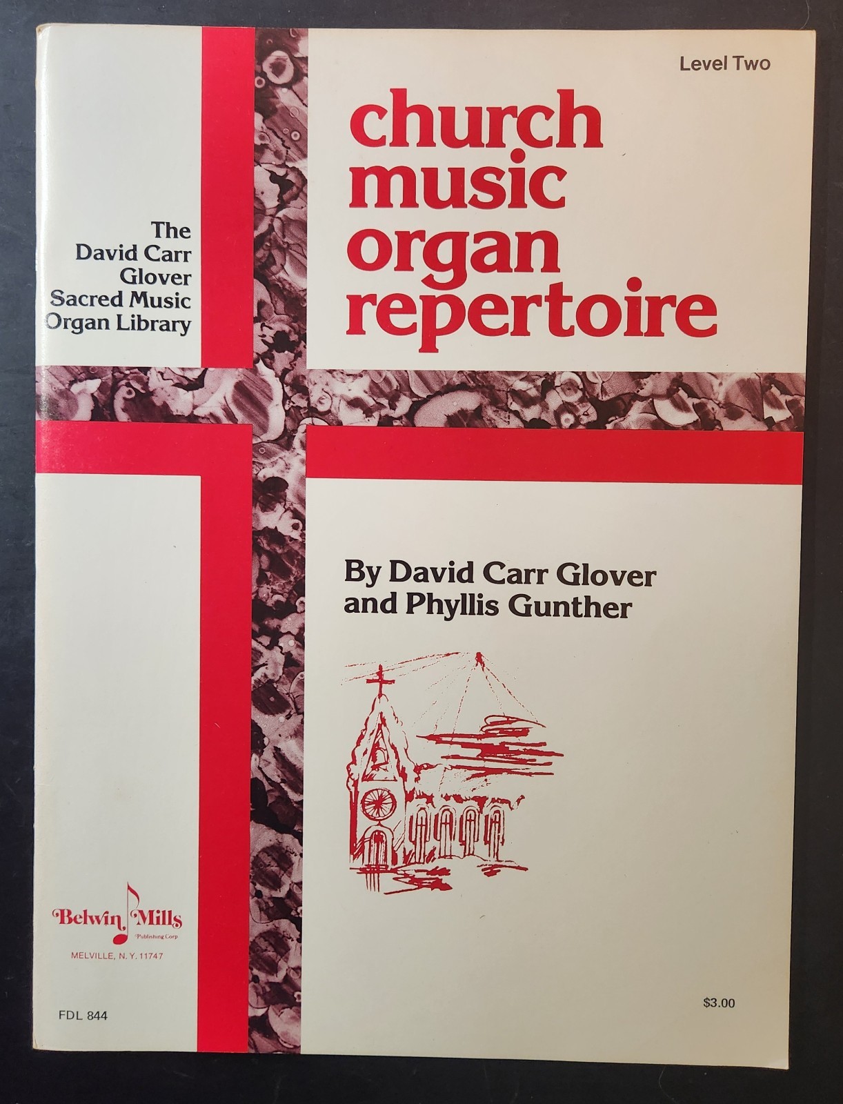 Church Music Organ Repertoire Lv 2; David Carr Glover; Vintage Organ Sheet Music Church Music Organ Repertoire Lv 2; David Carr Glover; Vintage Organ Sheet Music