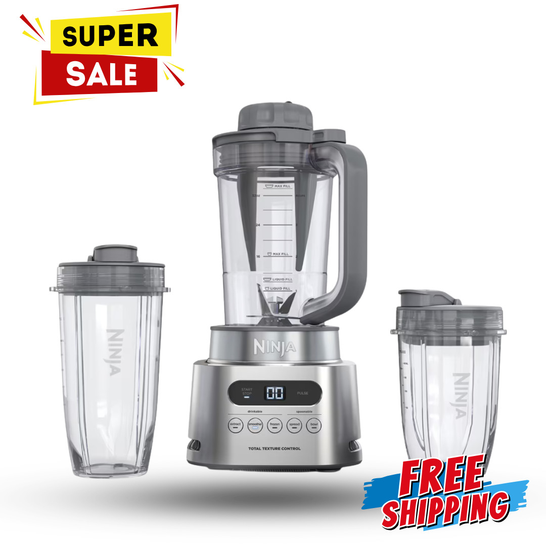 [FASH SALE] Ninja Twisti High Speed Duo Blender SS151 1600W Auto-iQ NEW