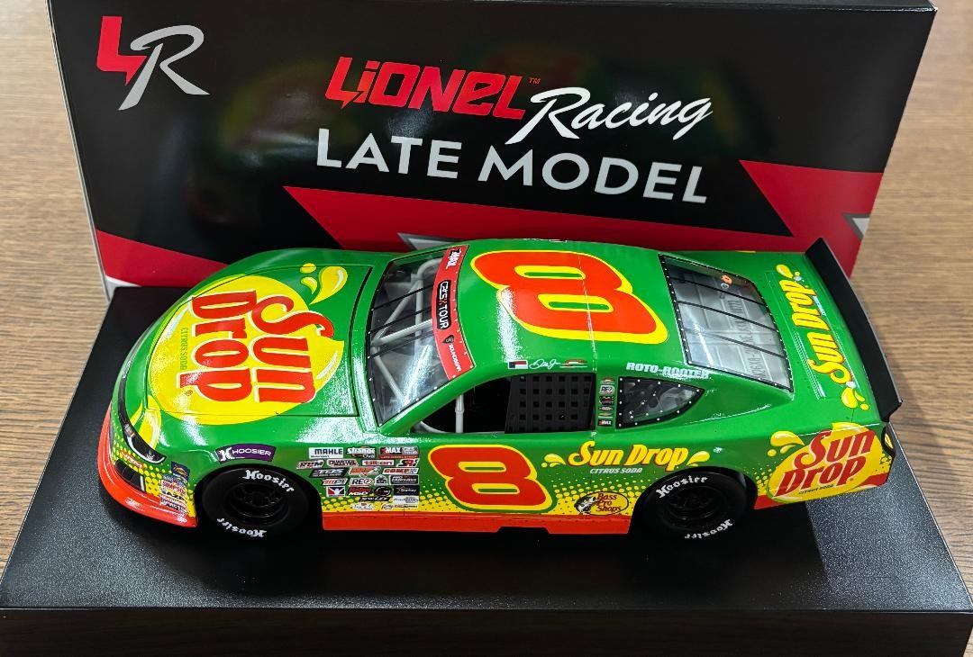 2026 DALE EARNHARDT JR #8 SUN DROP LATE MODEL 1/24 CAR 2026 DALE EARNHARDT JR #8 SUN DROP LATE MODEL 1/24 CAR