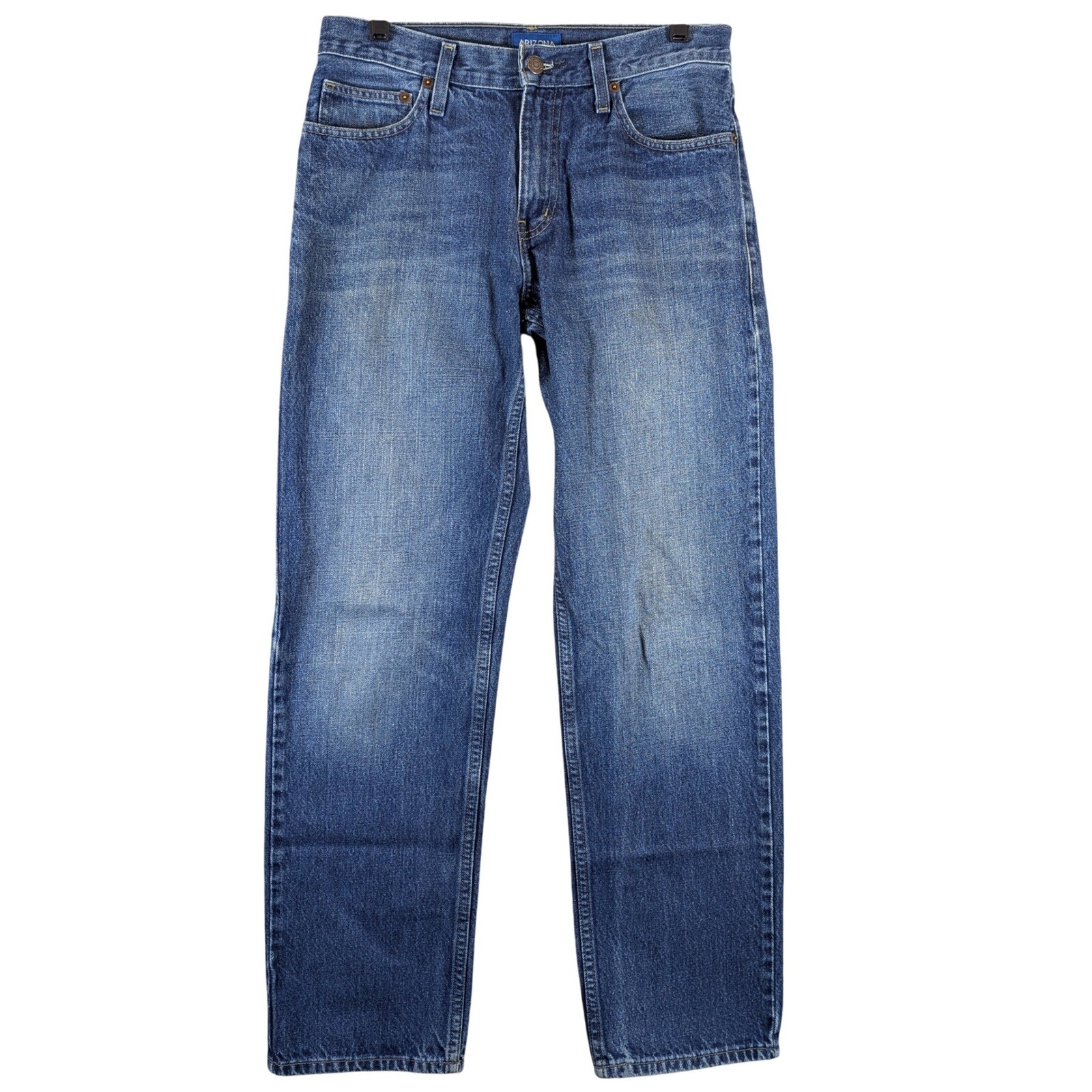 Arizona Jean Co Relaxed Straight Leg Jeans Denim Mens Size 30x32 (Fits 30x31)