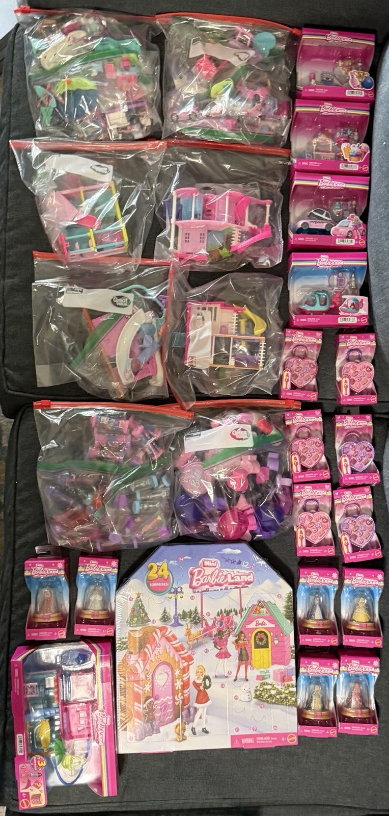 Barbie Mini BarbieLand HUGE 196 Piece Lot Houses Vehicles Figures Sets