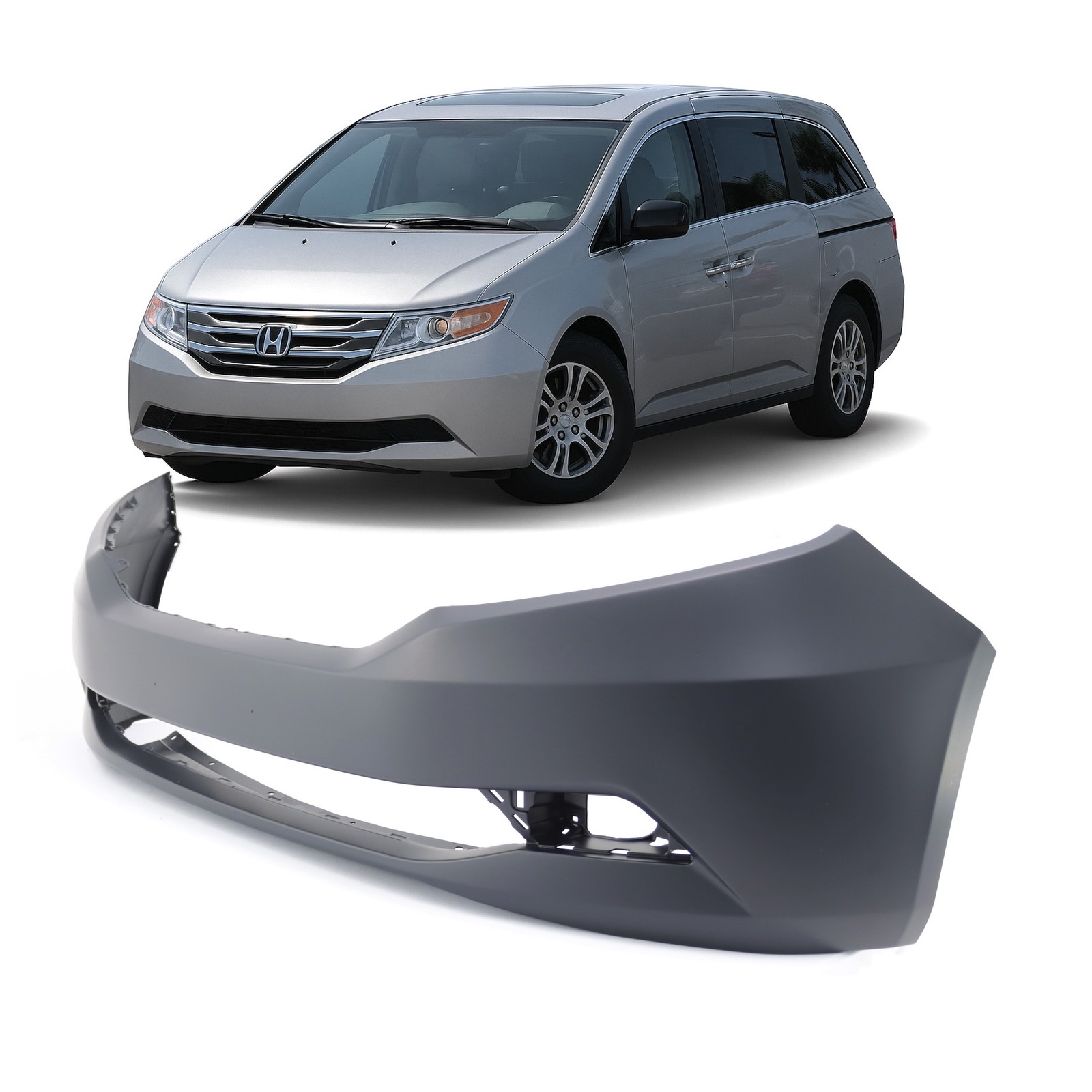 2011-2013 Honda Odyssey Van EX LX EXL Front Bumper Cover HO1000293 04711TK8A90ZZ