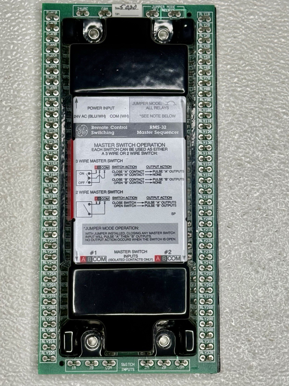 GE Master Sequencer RMS32 , GE Master Sequencer RMS32 ,