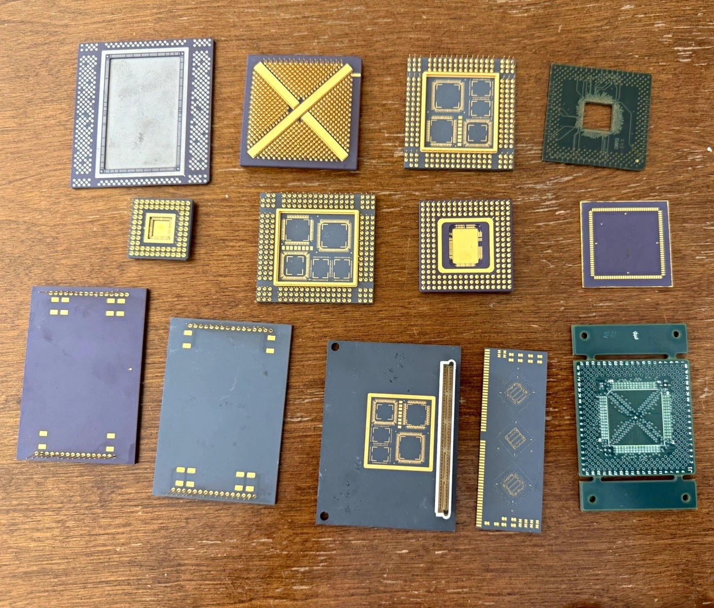 Vintage Intel Mainframe Server MCM CPU Substrate Lot Prototyping PGA Validation Vintage Intel Mainframe Server MCM CPU Substrate Lot Prototyping PGA Validation