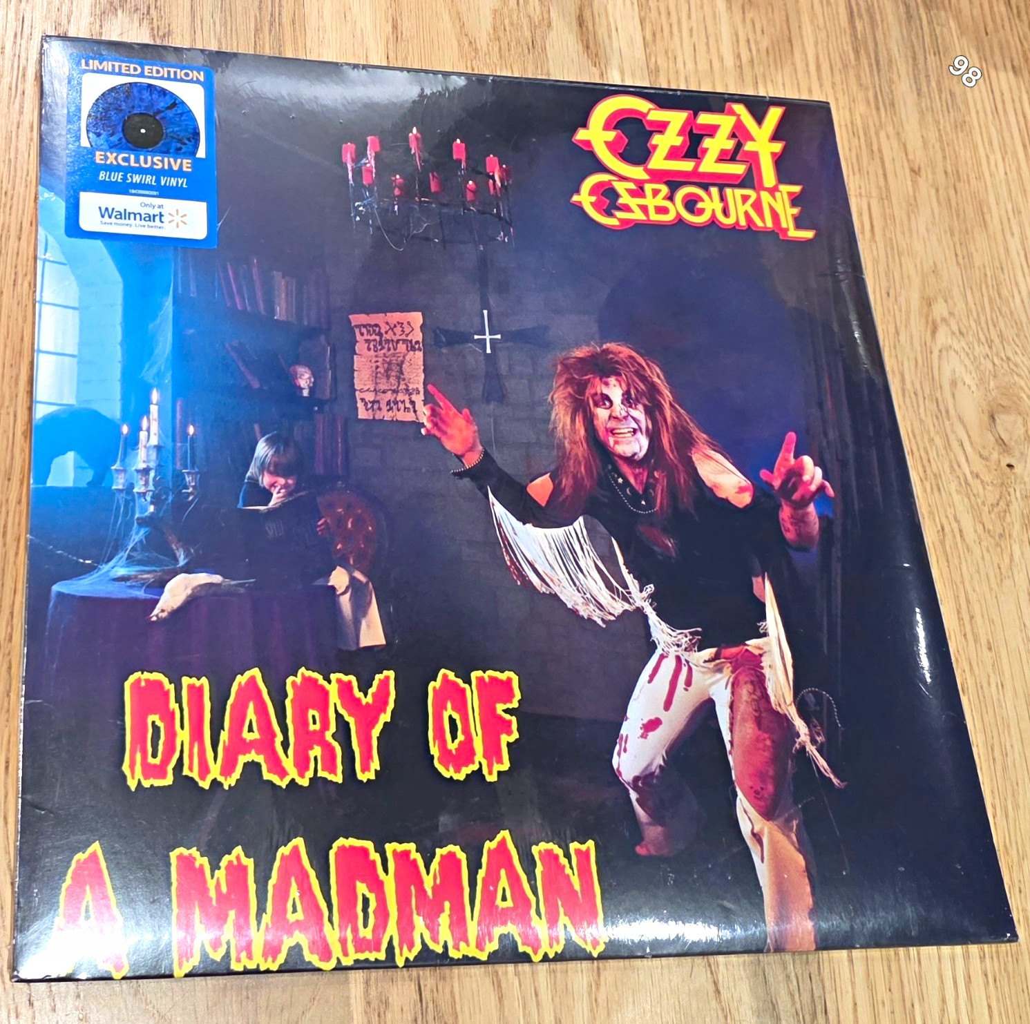 Ozzy Osbourne Diary of a Madman Exclusive Blue Colored Vinyl LP 2010 Epic