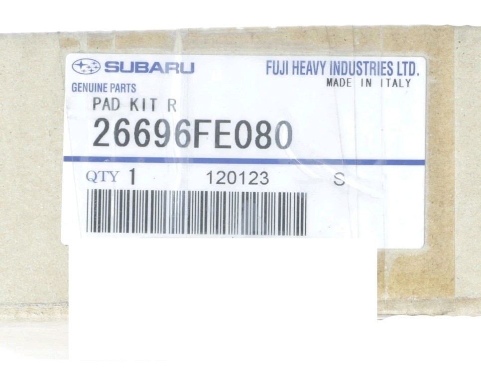 OEM NEW 2004-2007 Subaru Impreza Rear Disc Brake Pad Set Kit 26696FE080 OEM NEW 2004-2007 Subaru Impreza Rear Disc Brake Pad Set Kit 26696FE080