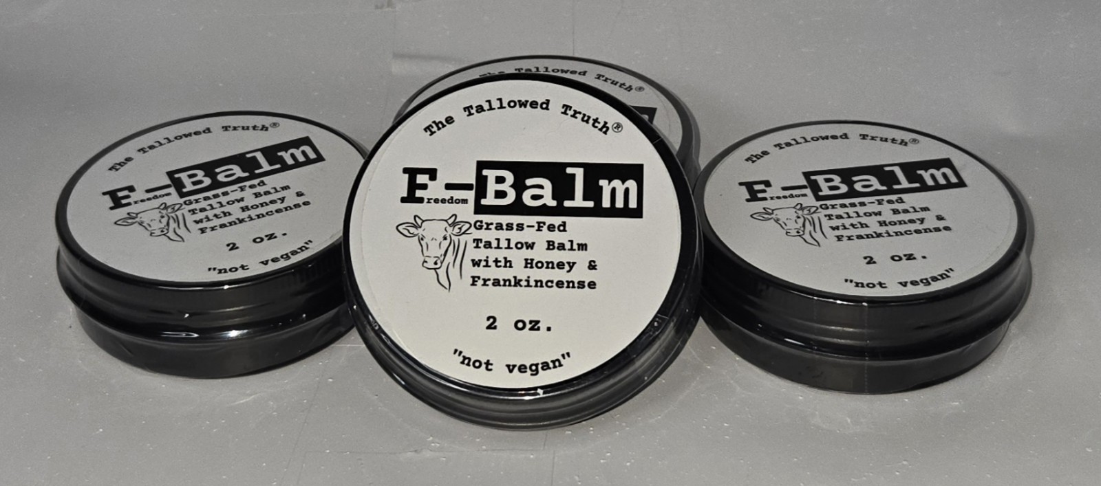 The Tallowed Truth F-Balm Tallow – Grass-fed, Grass-finished Tallow