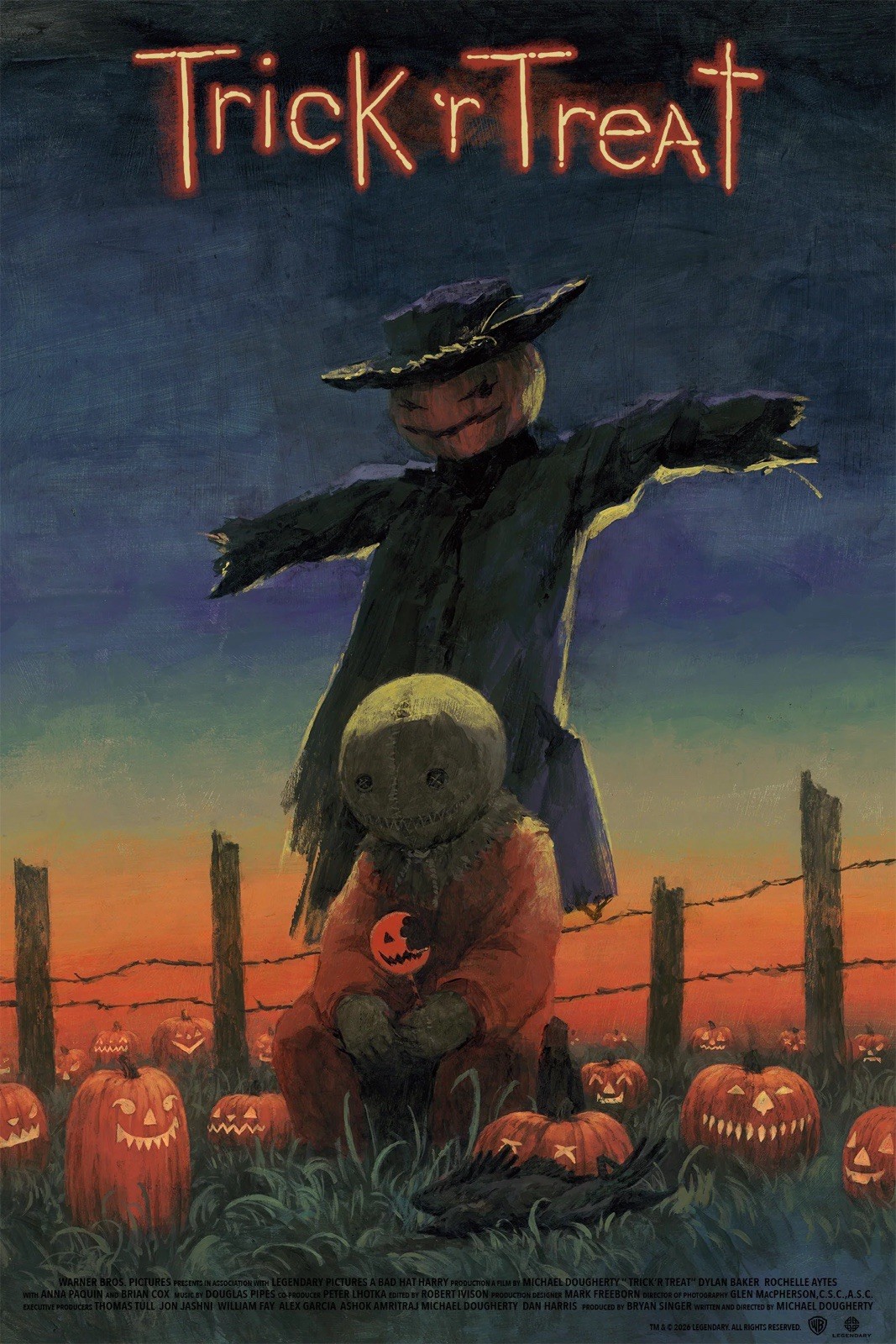 Hans Woody Trick 'r Treat Variant  Acrylic Panel Print From Bottleneck Gallery
