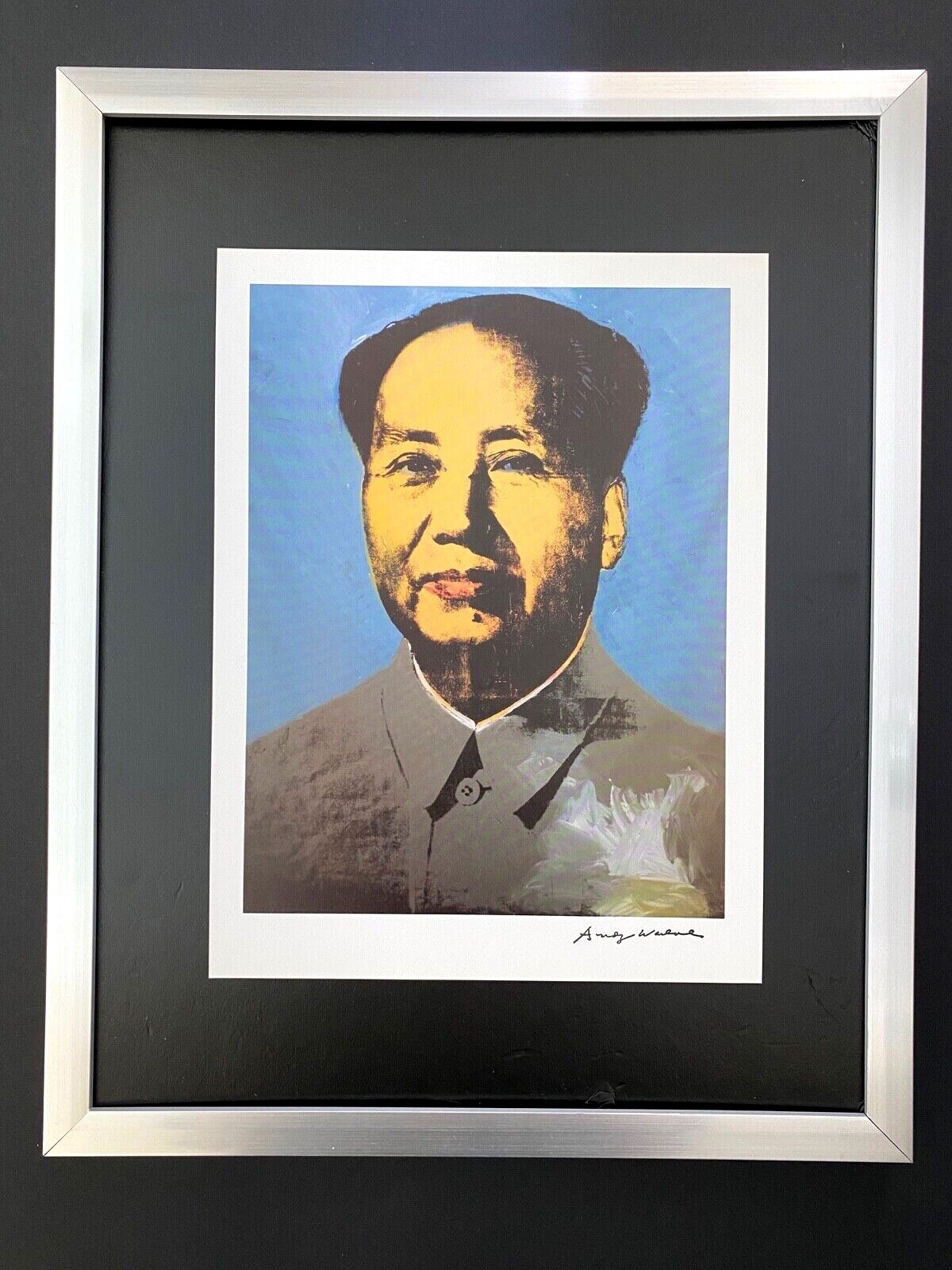 ANDY WARHOL | MAO OF CHINA SIGNED VINTAGE PRINT | MOUNTED AND FRAMED