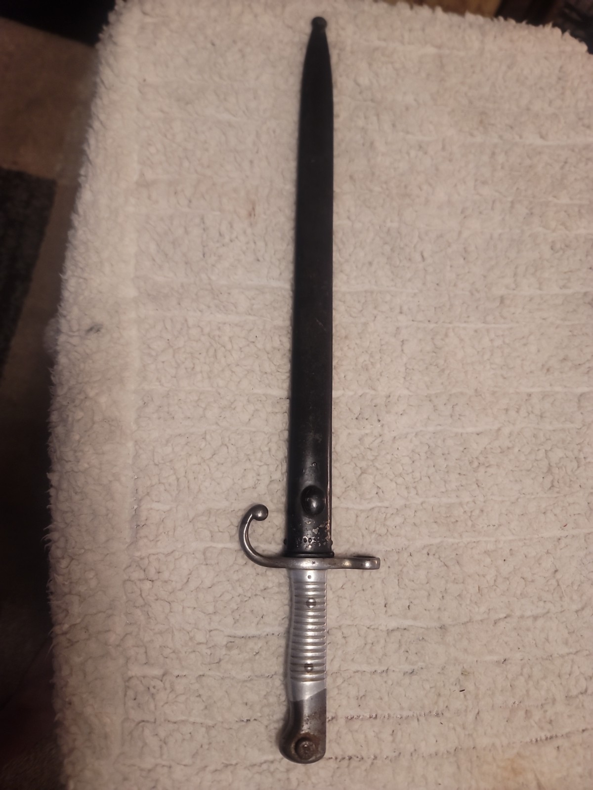 Argentine Model 1891 Mauser Bayonet M6059 Matching Scabbard Solingen Germany RA